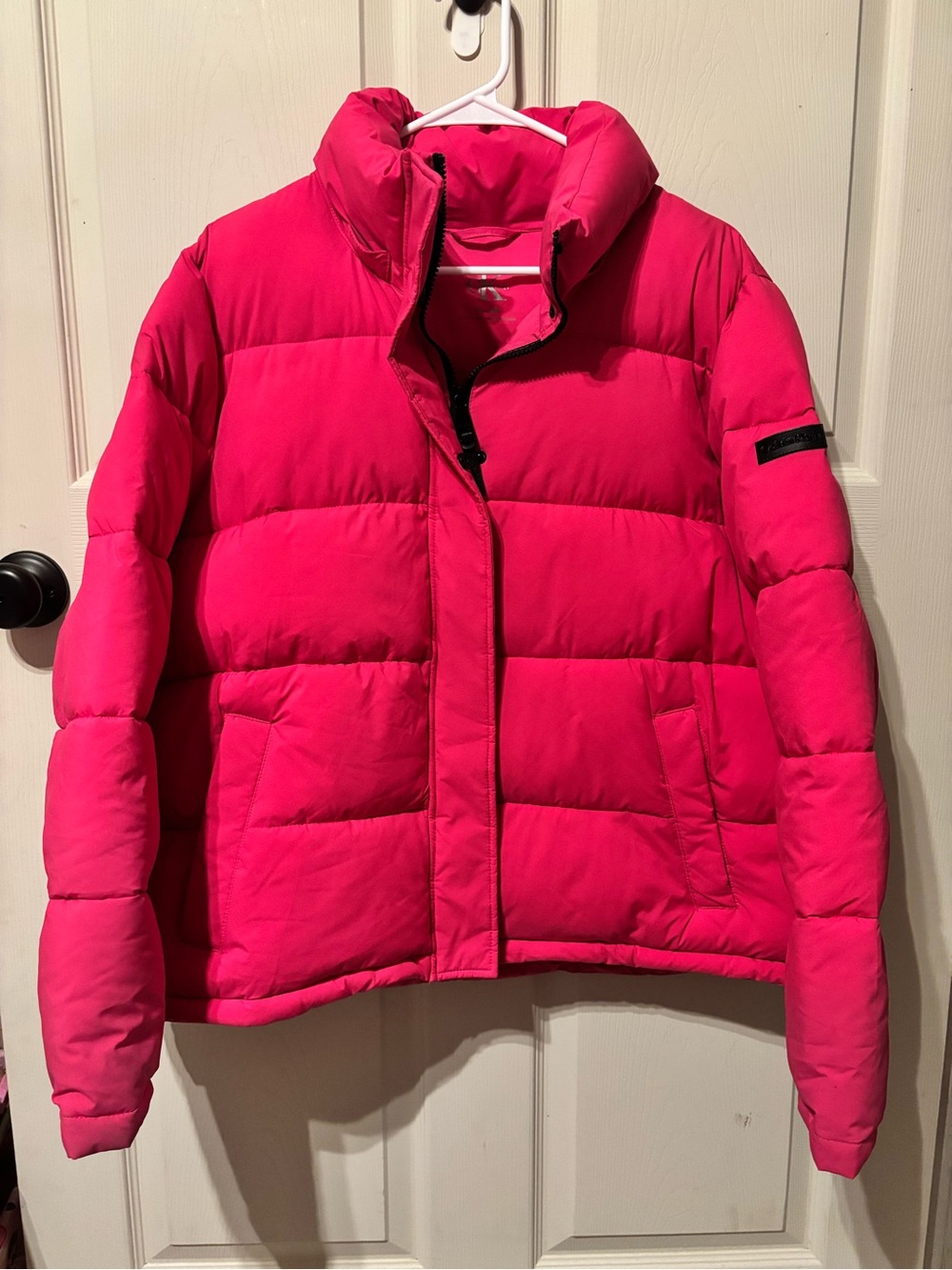 Calvin Klein Pink Quilted Puffer Jacket